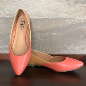 Color block flats